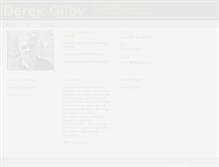 Tablet Screenshot of derekgilby.com